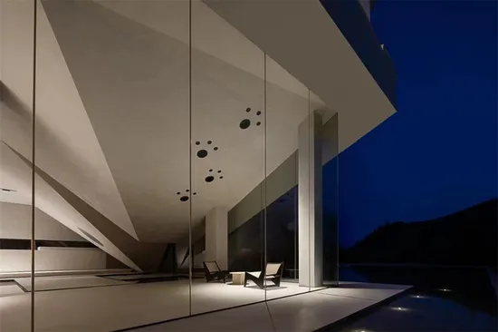 Pure White Solid Surface Slabs for office