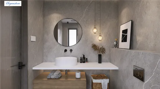 Dark Grey Sintered Stone for Counter Top Wall Panel Facade